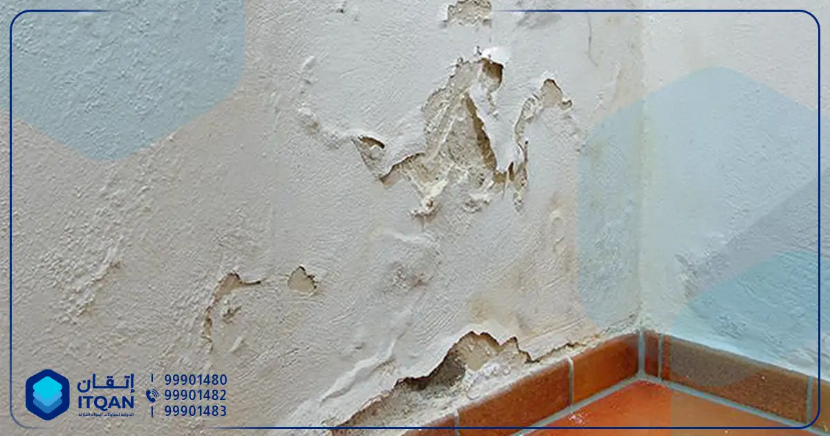 معالجه رطوبه الحوائط خطوة بخطوة
