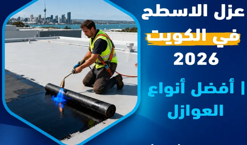 اسعار عزل الاسطح في الكويت 2026 | أفضل أنواع العوازل